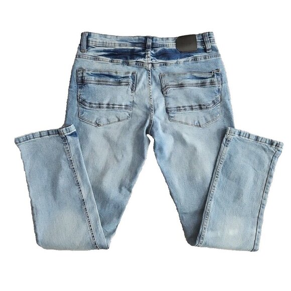 Abstract One Men’s Jeans Size 30x30 Blue Medium Wash Straight Stretch RN# 154176 - Picture 4 of 16